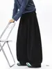 Pantalones de chándal de otoño holgados para hombre, estilo casual nuevo de moda deconstruido, diseño de alta costura, pantalones deportivos de pierna ancha con corte diagonal, estilo americano