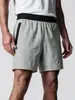 Shorts Deportivos Casuales Americanos de Verano para Hombre de una Sola Capa Tejidos de Secado Rápido Color Sólido para Correr Fitness Por Encima de la Rodilla