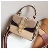 Bolso para Mujer 2026 Verano Simple y Elegante Nuevo Estilo Coreano Bolso Cuadrado Pequeño de Alto Valor con Bloques de Color Bolso de Hombro Cruzado Bolso Casual