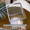 Pala para arena de gato 2 en 1, hecha de metal y acero inoxidable con malla fina, adecuada tanto para arenas minerales como a base de tofu, tamaño grande, una gran herramienta para recoger los desechos de gato