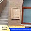 Sinais de caráter de boutique de acrílico de aço inoxidável cênico sinais de hotel de placa de número de quarto por atacado