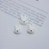 Miffy Coelhinho Fofo Cabeça Resina Manicure Acessórios Feitos à Mão Cola Creme Grampo de Cabelo DIY Acessórios de Cabelo Capa de Celular Sapatos com Furos