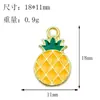 Colgantes de Aleación de Esmalte Serie Frutas Fresa Cereza Manzana Accesorios para Joyería Pulsera Collar Aretes Charms