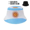 Sombrero de Pescador con Estampado Digital para el Mundial EE. UU.-Canadá-México, Sombrero de Cubo de Viaje con Protección Solar para Hombres, Sombrero de Cubeta con Estampado Completo de Graffiti para Mujeres