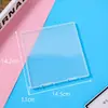 Caja Plástica Transparente Vacía Cuadrada Caja de Empaque para Cuentas Perler Piezas de Aretes Caja Plástica Caja de Almacenamiento Caja Organizadora
