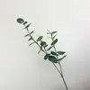 Folhas de Eucalipto Artificiais Estilo Europeu, Plantas Verdes Artificiais, Decoração de Ins, Móveis para Casa, Arranjos de Casamento, Arranjos de Flores