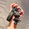Chaveiro de Urso Mecânico Desenho Animado Transfronteiriço Tendência Personalizado para Bolsa de Casal Pingente de Chave de Carro Presente da Moda Atacado