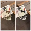 Pinza para el Cabello Estilo Delantal de Gato Kt Dulce y Linda, Pinza de Pato de Acrílico para Flequillo y Accesorios para el Cabello