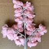 Folha de ginkgo artificial folha de bordo folha decorativa folha falsa galho de plástico folha de figueira branca amarela casamento casamento