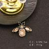 Broche de Abelha com Strass Estilo Barroco da Moda Inseto Corsage Anti-Exposição Retrô Palácio Roupa Formal Acessórios Retrô