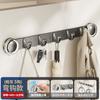 Gancho de baño sin perforaciones gancho de pared para inodoro ventosa de vacío fuerte gancho para abrigos colgante de pared gancho de puerta engrosado