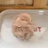 Hilo de Polvo Niebla Suave Cuerda para el Cabello Flor de Rosa Atmósfera Pliegue de Nube Pin Pinza de Tiburón Elegante Súper Hada Anillo de Aro Grande Femenino