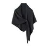 Bufanda Triangular Floral Tejida de Lujo~Bufanda Triangular Tejida 100% Cachemira Pura Consinee para Mujer, Chal Cape de Moda