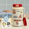 Nuevo aislamiento térmico y taza de enfriamiento texto actitud positiva súper buena regalo de invierno para chicas vaso de agua para salir estudiantes taza de café moderna