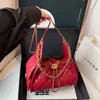 Bolsa Tote Padrão Treliça Estilo Chanel, Nova Bolsa de Ombro Estilo Balde Transfronteiriça, Bolsa de Mão de Ombro Único, Bolsa Transversal de Corrente de Luxo