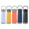 Copo Térmico de Aço Inoxidável 304 Selecionado Cuidadosamente, Isolamento a Vácuo, Grande Capacidade, Canudo, Alça, Copo de Café Portátil, Copo de Água para Exterior