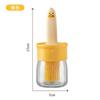 Pincel de Óleo com Frasco Resistente a Altas Temperaturas Frasco de Óleo de Vidro Integrado Pincel de Silicone Doméstico Pincel Especial para Churrasco Ferramentas de Cozinha para Panqueca