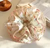 Elástico de cabelo tipo coque estilo coreano, scrunchie estilo preguiçoso, acessório de cabelo multicamadas, fornecimento de joalheria, direto da fábrica de origem