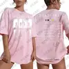 Verão Novo Bp Prazo Final Preto Turnê Mundial Estampa Gráfica Algodão Unissex Camiseta Manga Curta Gola Redonda Camiseta Casual