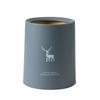Lixeira de dupla camada Fawn Lixeira doméstica de escritório Quarto Sala de estar Lixeira doméstica de estilo japonês nórdico