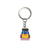 Llavero de la Serie de Camping Más Vendido Transfronterizo Pvc Goma Blanda Dibujo Animado Personalizado Creativo Colgante para Mochila Decoración para Llave de Coche