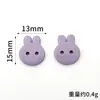 Botones Decorativos Lindos, Botones de Gatito de Dibujos Animados de Dos Ojos, Botones de Colores Pintados en Spray para Ropa Infantil, Botones Decorativos para Cárdigans y Suéteres de Punto