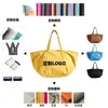 Directo de fábrica: bolsa de lona de gran capacidad, personalizable para el trabajo, almacenamiento de laptop y uso versátil como bolsa de compras para el supermercado