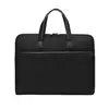 Pasta Grossa, Bolsa para Documentos de Reunião de Escritório Comercial, Bolsa com Zíper para Laptop, Bolsa de Informação, Logo, Grande Capacidade