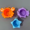 Brinquedos de Banho e Água para Crianças Meninos e Meninas Copo de Shampoo Bebê Conjunto de Aspersor para Brincar na Água Bebê Praia