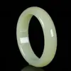Pulsera de Jade Natural Ah Fu Pulsera de Jade Azul y Blanco Pulsera de Jade Azul Agua del Lago Qingshui Pulsera de Jade Color Huevo de Pato Jade Hetian