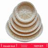 Cesta de Frutas Redonda Fujilong Artesanal de Rattan Sintético Trançado, Cesta de Pão, Cesta de Armazenamento Tecida à Mão, Cesta de Exibição para Supermercado