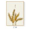 Pintura decorativa japonesa 24 términos solares estilo antiguo chino pintura colgante sala de estar moderna nuevo chino pared 24 pintura mural sala de estar