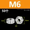 Tuerca de plástico transparente para PC, tuerca hexagonal de plástico acrílico, tapa de tornillo de plástico, M2M2.5M3M4M5M6M8M10