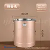 Lata de Chá de Aço Inoxidável Estanhado, Pote Hermético de Armazenamento, à Prova de Umidade e Insetos, com Higrômetro para Nível de Umidade Visível