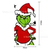 Serie de cortinas de puerta navideñas de Amazon Temu, con impresiones de alta definición de árboles de Navidad, Papá Noel y decoraciones festivas
