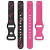 Adecuado para Xiaomi Mi Band 10/8/9/11 Correa de Silicona Floral de Dos Colores Grabada con Láser Pulsera de Repuesto para Xiaomi Mi Band 11