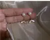 Pendientes de Cola de Sirena Estilo Océano con Diseño de Perla Artificial, Modernos y Elegantes, Pendientes de Botón de Perla Brillantes de Moda