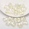 10X14MM gordo borboleta meio buraco brilhante pingente acessórios de jóias de vidro contas soltas DIY pulseira colar novo atacado