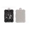 Goteo de Aceite Retro Europeo y Americano Aleación Oscura Tarjeta de Tarot Colgante DIY Accesorios Llavero Cadena para Teléfono Móvil Colgante
