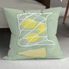 Fronha de Travesseiro Combinada Girassol Estilo Ins Almofada Travesseiro Decorativo Almofada de Sofá Nórdica Travesseiro de Encosto de Cama