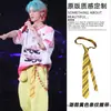 Corbata de Rayas Rojas Similar al Estilo de Lu Han, Nueva Corbata Cinturón Retro Versátil de Moda para Accesorios de Hombres y Mujeres