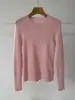 [BIELLA Alemán] Suéter de punto grueso, encriptado, sin costuras de 48 puntos, 100% lana, cuello redondo para mujer, nueva colección otoño/invierno