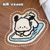Alfombra de Imitación Cachemir de Animales Linda y Sencilla Entrada Baño Puerta Alfombrilla de Piso de Imitación Cachemir Absorbente Antideslizante Resistente al Desgaste Manta de Cama
