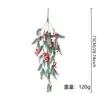 Bestseller navideño transfronterizo del fabricante: Pino verde artificial y árbol de frutos rojos para decoración navideña
