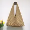 Bolso Tejido Artístico para Mujer 2025 Nuevo Moderno de Moda Casual Bolso de Hombro Gran Capacidad Bolso Tote para Viaje