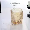 Taza de Hielo Gangxuan de Alta Calidad Taza Creativa de Entrada de Lujo para Whiskey Copa de Vino Patrón de Hielo Copa de Roca Vidrio Vintage para el Hogar Vaso de Agua