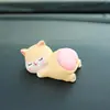 Adornos para coche descompresión Q play rey de los pedos decoración de coche adornos para consola central lindo animal de dibujos animados muñeco hogar