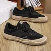 Nueva colección de otoño: zapatillas de lona de color liso de moda para adolescentes, zapatos deportivos casuales versátiles y cómodos, zapatos de lona transpirables