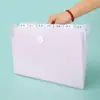 Bolsa Plegable Simple de Color Sólido de 5 Compartimentos 8 Compartimentos 12 Compartimentos Carpeta de Papeles de Examen Tipo Insertable de Plástico Bolsa Plegable Transfronteriza