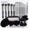 Kit de Pincéis de Maquiagem Explosão Transfronteiriça Conjunto de 33 Peças Beauty Egg Esponja de Pó Pincel de Sombra Super Macio Pincel de Base Beleza Atacado